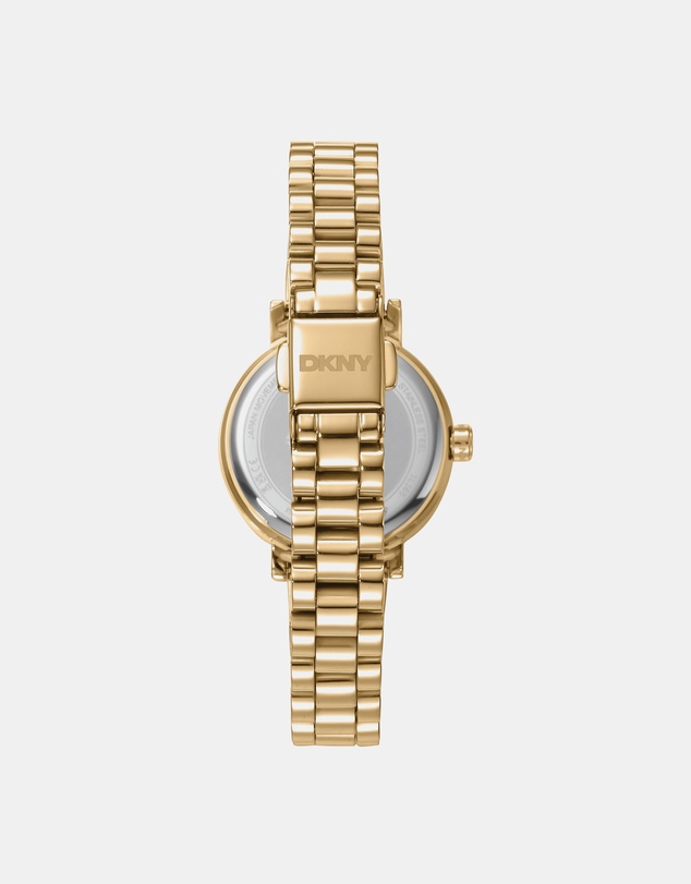 DKNY - Essentials Gold 28mm Womens Watch + Gold Bracelet