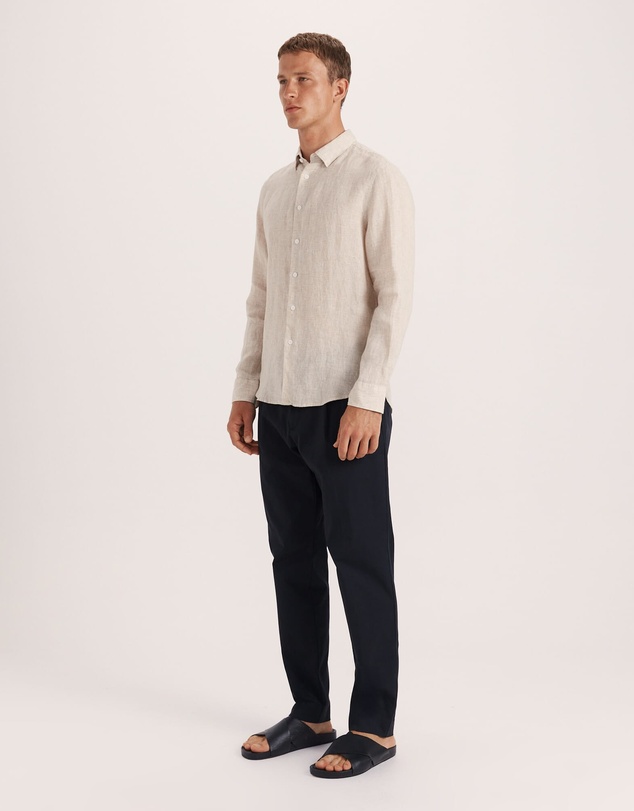 SABA - Anderson Classic Yarn Dyed Linen Shirt