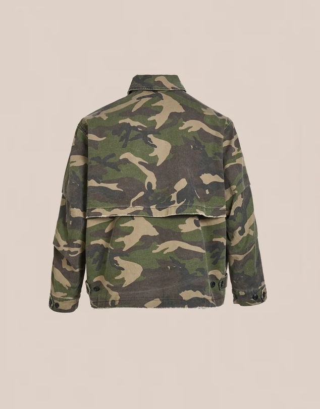 Found - Camouflage Twill Utility Cargo Jacket