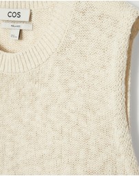 COS - Relaxed MelangeKnit Cotton Vest