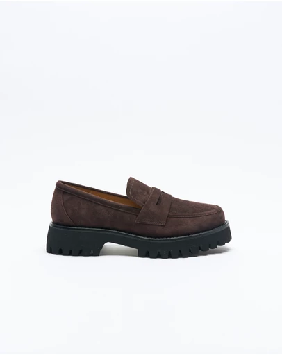 Walnut Melbourne - Coco Leather Loafer