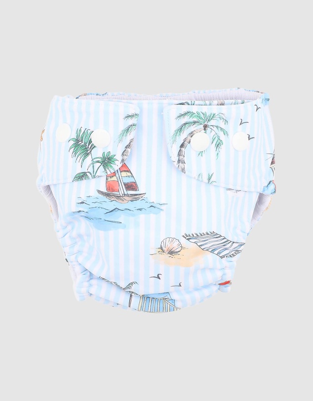 Minihaha - Nikolai Aqua Nappy - Babies