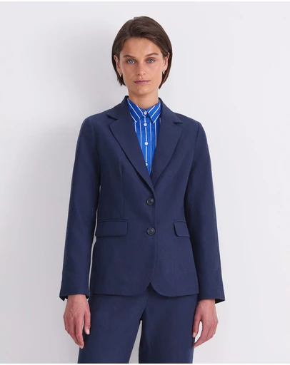Sportscraft - Freya Short Linen Blazer
