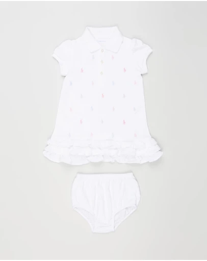 Polo Ralph Lauren - Ruffled Polo Dress & Bloomers - Babies
