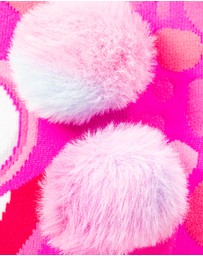 Crazy Skates - Crazy Socks Monster Pink Knee-High Socks
