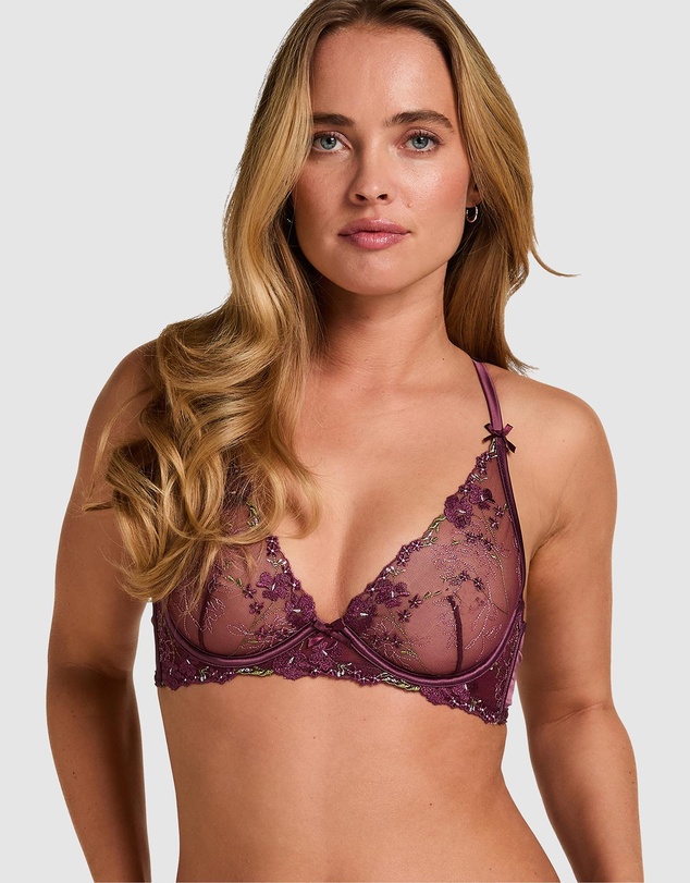 Hunkemoller - Peonie Non-Padded Underwired Longline Bra