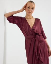 Pasduchas - Quinn Wrap Midi Dress