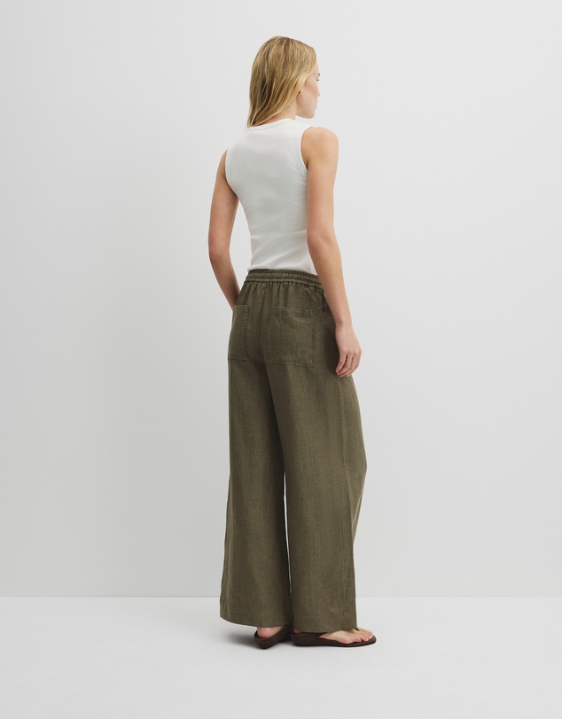 Country Road - Pull-on Linen Pant