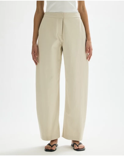 Minima Esenciales - Nolwen Cotton Twill Barrel Pants