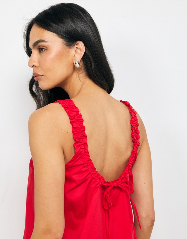 AERE - Vaila Cotton Poplin Top
