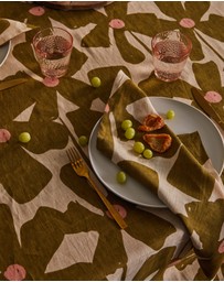 Mosey Me - Olive Poppy Napkin Set