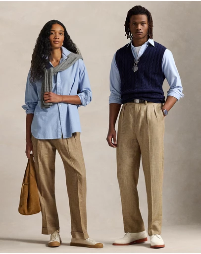 Polo Ralph Lauren - Whitman Relaxed Fit Glen Plaid Pants