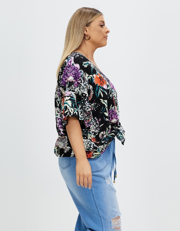 Hope & Harvest - Tie Front Top