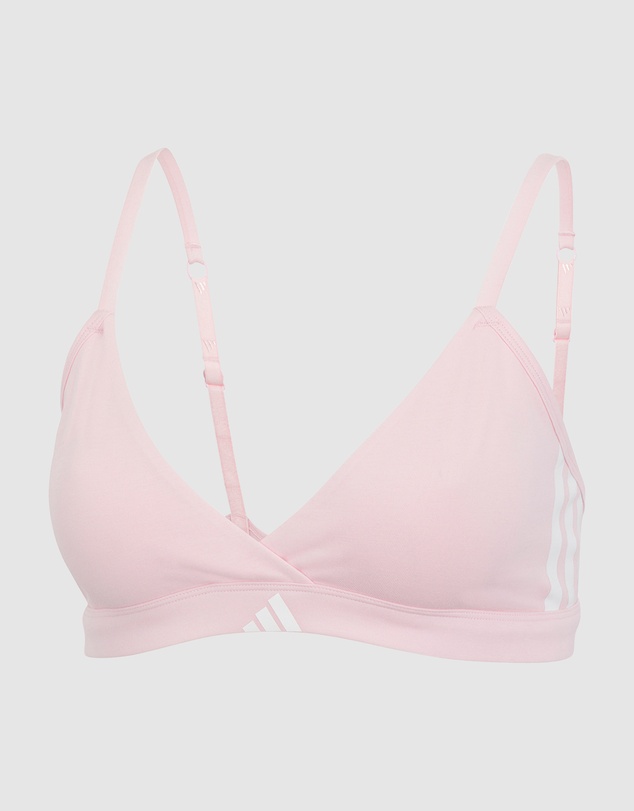 adidas Sportswear - Active Essentials Cotton 3 Stripes Triangle Wrap Bralette