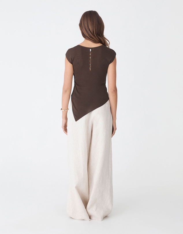 Forcast - Galina Ruched Lyocell Knit