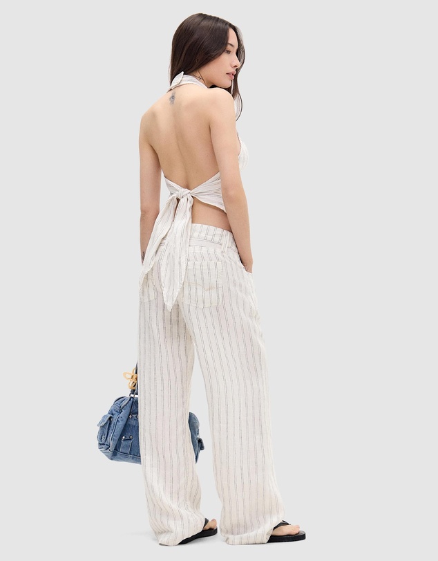 BDG By Urban Outfitters - Quinn Linen Halter Top