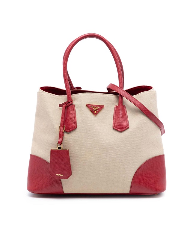 Pre-Loved by Azura Reborn - Pre-Loved Large Canapa and Saffiano Double Satchel
