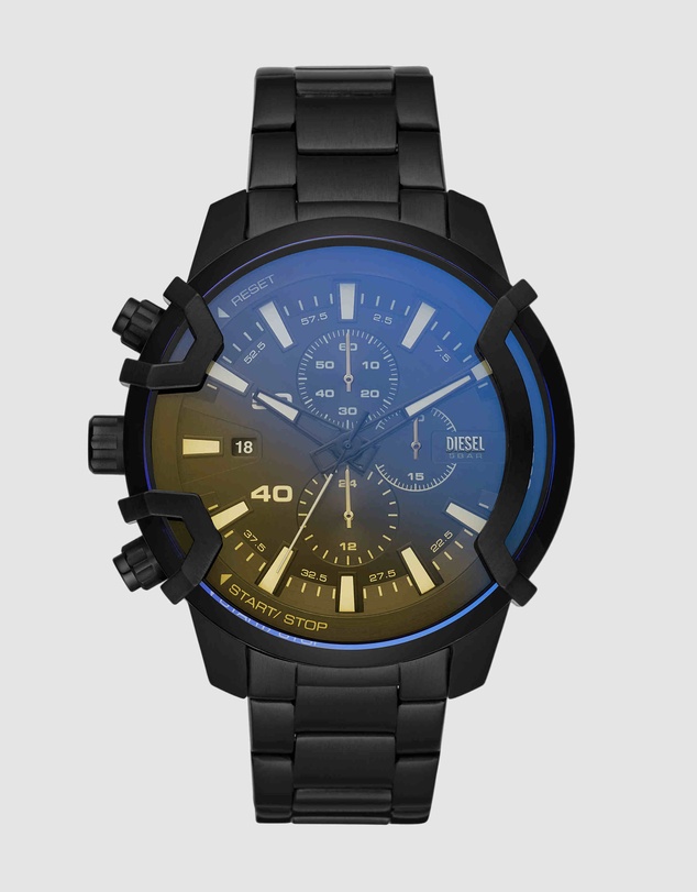 Diesel - Griffed Black Chronograph Watch