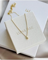 Luna Rae - Solid Gold - Diamond Sky Necklace