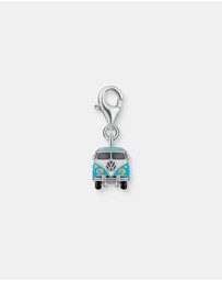 THOMAS SABO - THOMAS SABO Blue Hippie Bus Charm Pendant