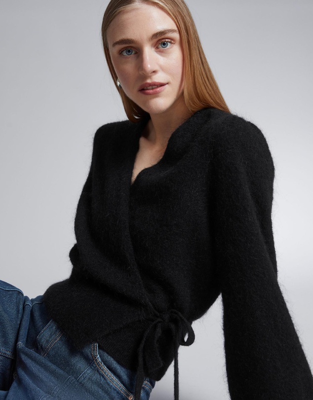 & Other Stories - Mohair-Blend Knitted Wrap Cardigan