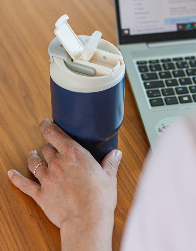 Monbento - Monbento Travel Mug L - Blue Infinity