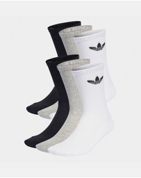 adidas Originals - 6-Pack Trefoil Crew Sock Cushion