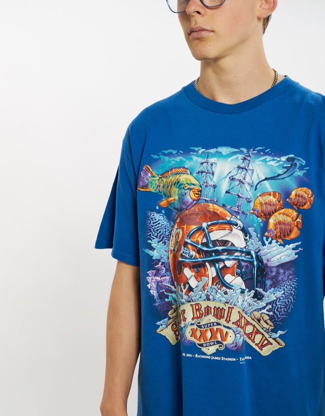 Vintage by The Real Deal - Pre Loved - Vintage NFL Super Bowl XXXV Tee