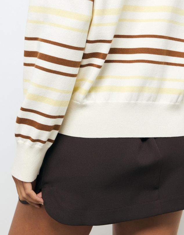 AERE - Elan Organic Cotton Stripe Polo
