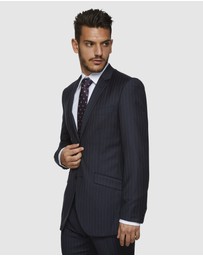 Kelly Country - Navy Pinstripe Wool Suit Set