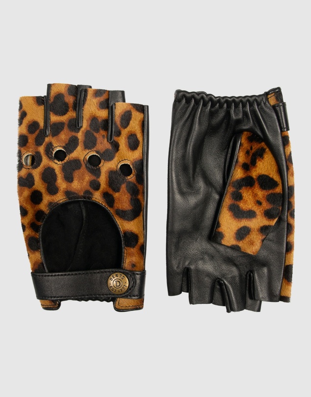 DENTS - Nyla Fingerless Leather Driving Gloves