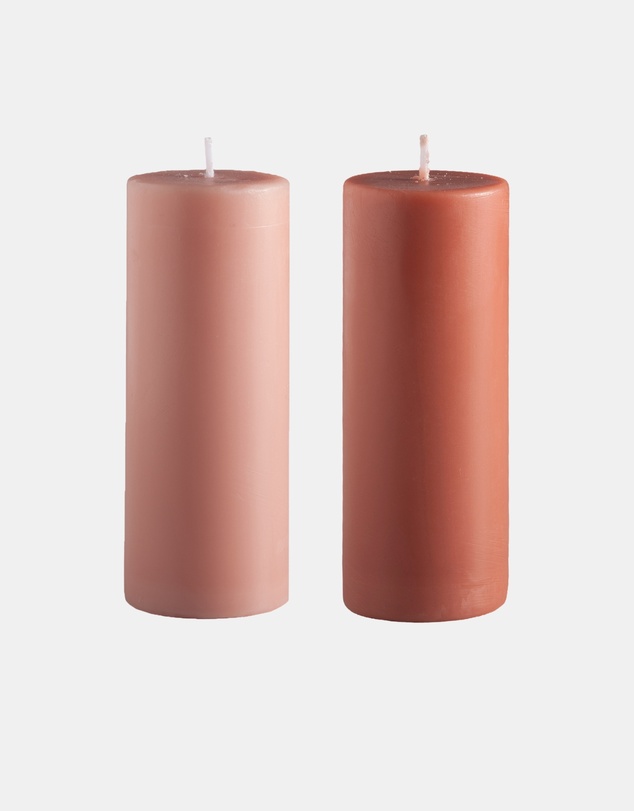 porter green - escc small pillar candle soy-blend unscented candles