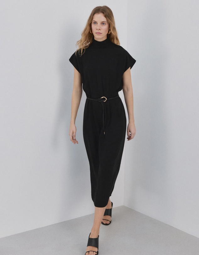 M.N.G - Lyocell Dress With Belt
