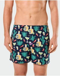 Mitch Dowd - Mens Woven Boxer Shorts 3 Pack in Tequila Print