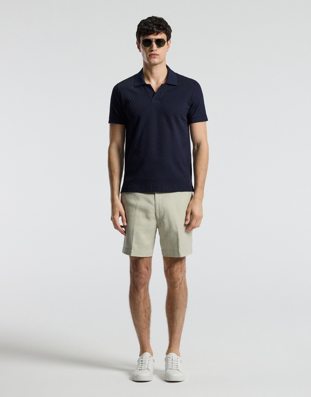 Calibre - Linen Blend Shorts Stone