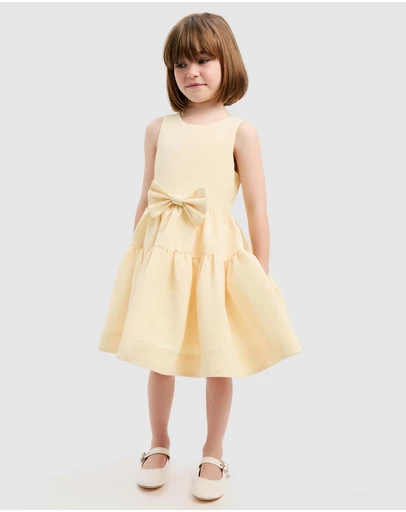 Bardot Junior - Zaida Mini Bow Dress - Kids-Teens