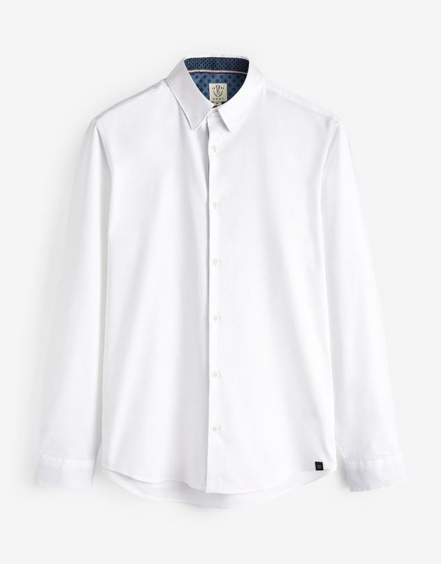 NEXT - Stretch Oxford Long Sleeve Shirt