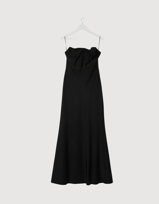 Revibe - Repaired CHANCERY Jada Strapless Corset Maxi Dress - AU 12