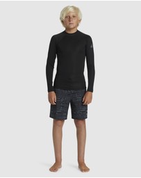 Quiksilver - Everyday Heat Long Sleeve Upf 50 Surf T Shirt For Boys 2 7