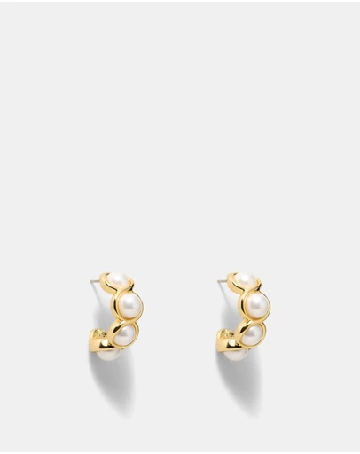 MIMCO - Jovie Pearl Hoop Earrings