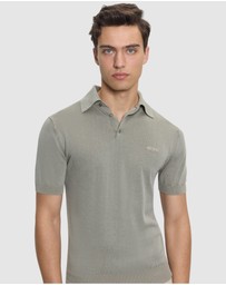 GUESS - Cree Knitted Polo Sweater Shirt