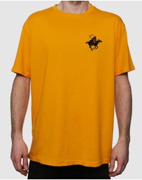 Killer Speed Co. - Killer Speed Co. Men Polo Reaper Tshirt Relaxed Fit Crew Neck Gold
