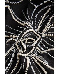 NEXT - Beaded Floral Embelished 100% Cotton T-Shirt