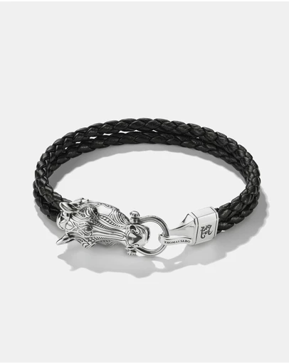 THOMAS SABO - THOMAS SABO Leather Bracelet with Horse Head