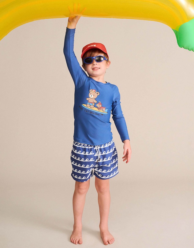 Huxbaby - Vacay Surf Hux Rashie - Babies-Kids