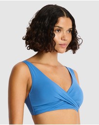 Sea Level Australia - Essentials Edit Cross Front Multifit Bra Top