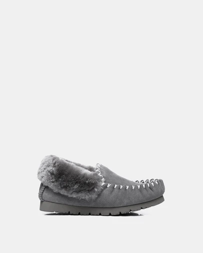 EVERAU - Australian Shepherd Ugg Popo Moccasins Cow Suede Upper Moccasins