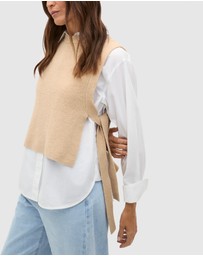 Seed Heritage - Tie Detail Collar Bib