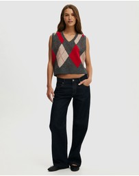 Cotton On - V-Neck Slouch Vest