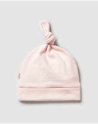 Wilson & Frenchy - Organic Stripe Rib Knot Hat - Babies